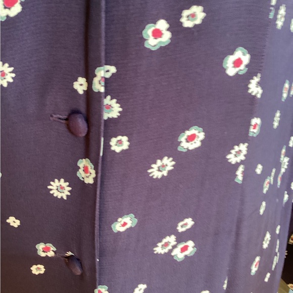 Vintage 90s DKNY Purple Floral Maxi Dress - Picture 4 of 9